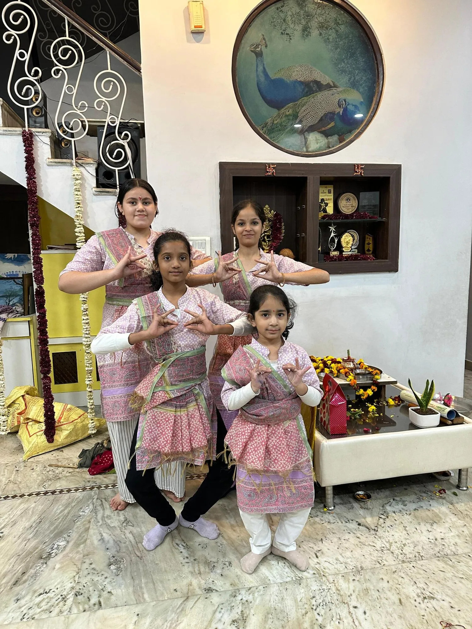 Learning mudras